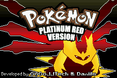 Pokemon Platinum Red (Alpha 1.3) Title Screen